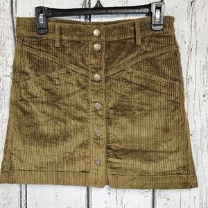 NWT Madewell Corduroy skirt